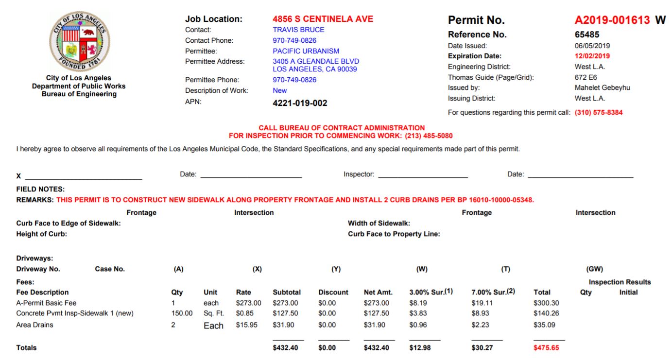 Sample A Permit