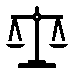 Graphic of the justice scale