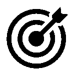 Graphic of a bulls eye target