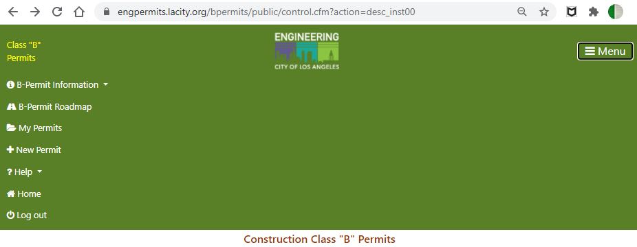 New Permit Screen Shot