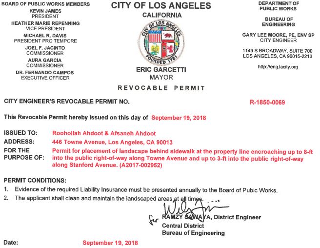 R Permit Issuance Verifcation for ACOS Clearance