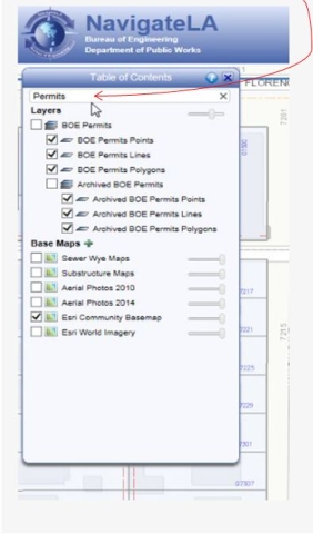 Step 5. Type "Permits" in the Table of Content filler.